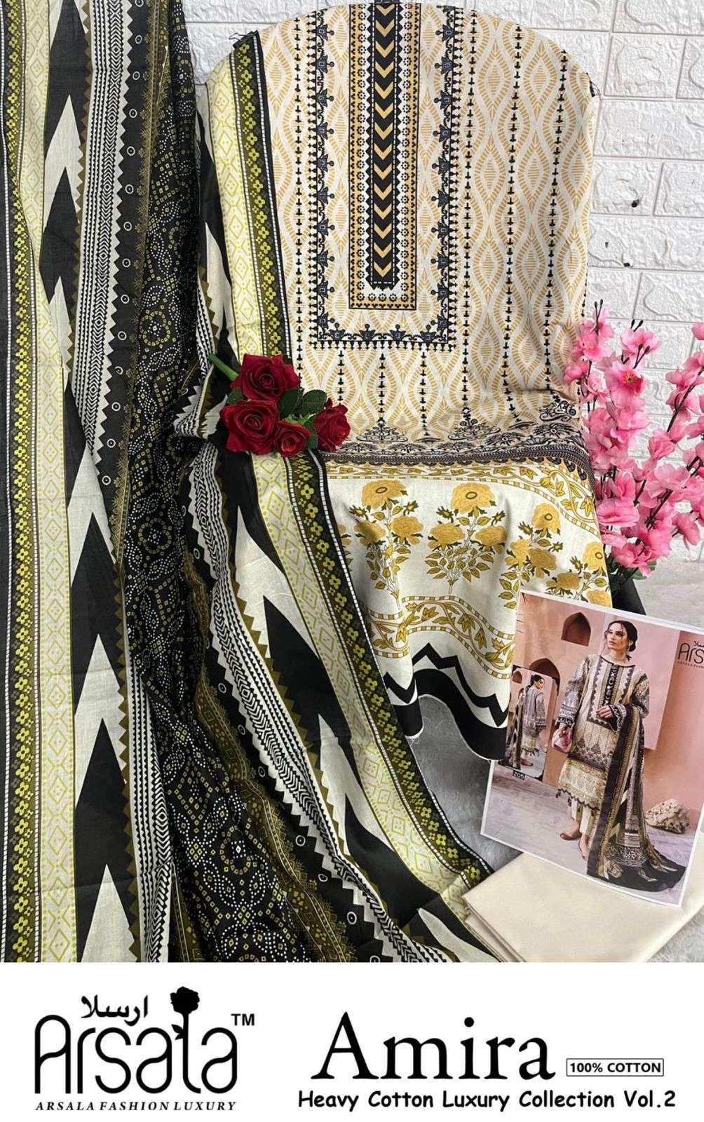 ARSALA FASHION AMIRA HEAVY COTTON LUXURY COLLECTION VOL 2 