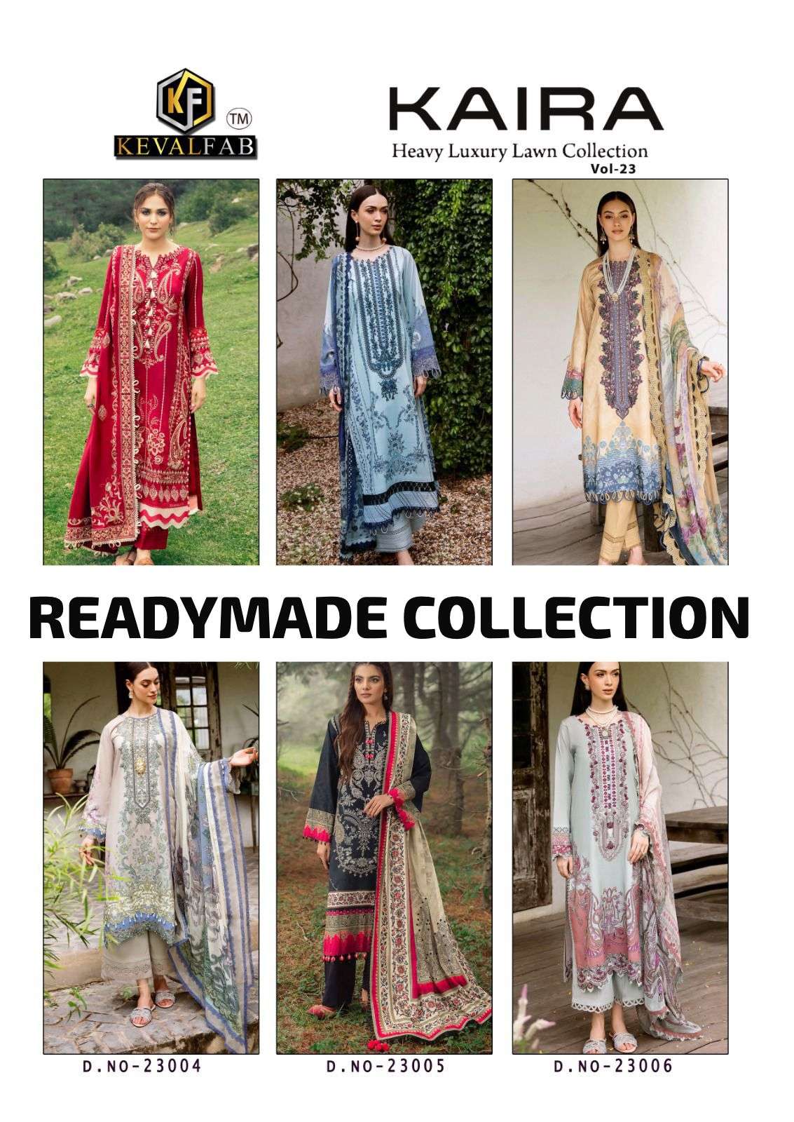 KEVAL FAB KAIRA VOL 23 READY MADE COLLECTION 