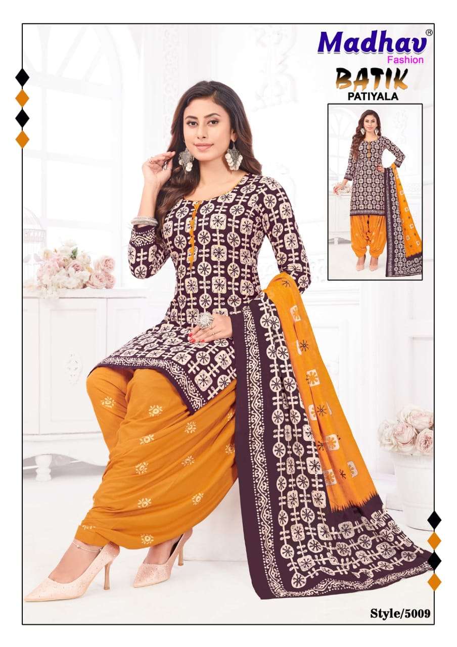 MADHAV FASHION BATIK PATIYALA VOL 5