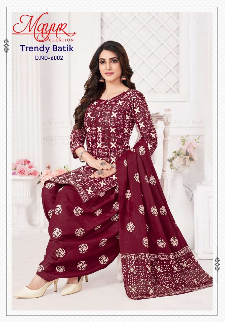 MAYUR CREATION TRENDY BATIK VOL 6