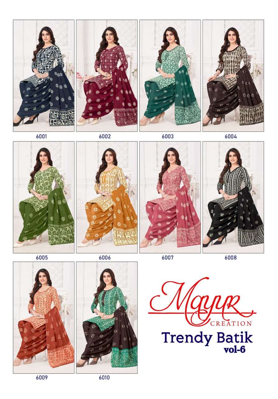 MAYUR CREATION TRENDY BATIK VOL 6