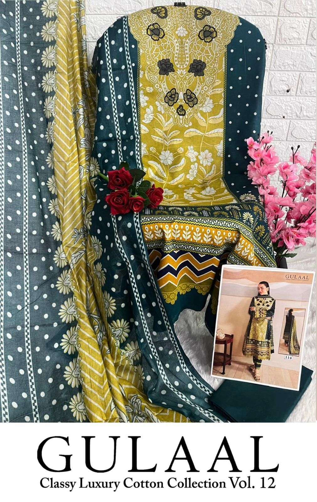 SANA MARYAM GULAAL CLASSY LUXURY COTTON COLLECTION VOL 12 