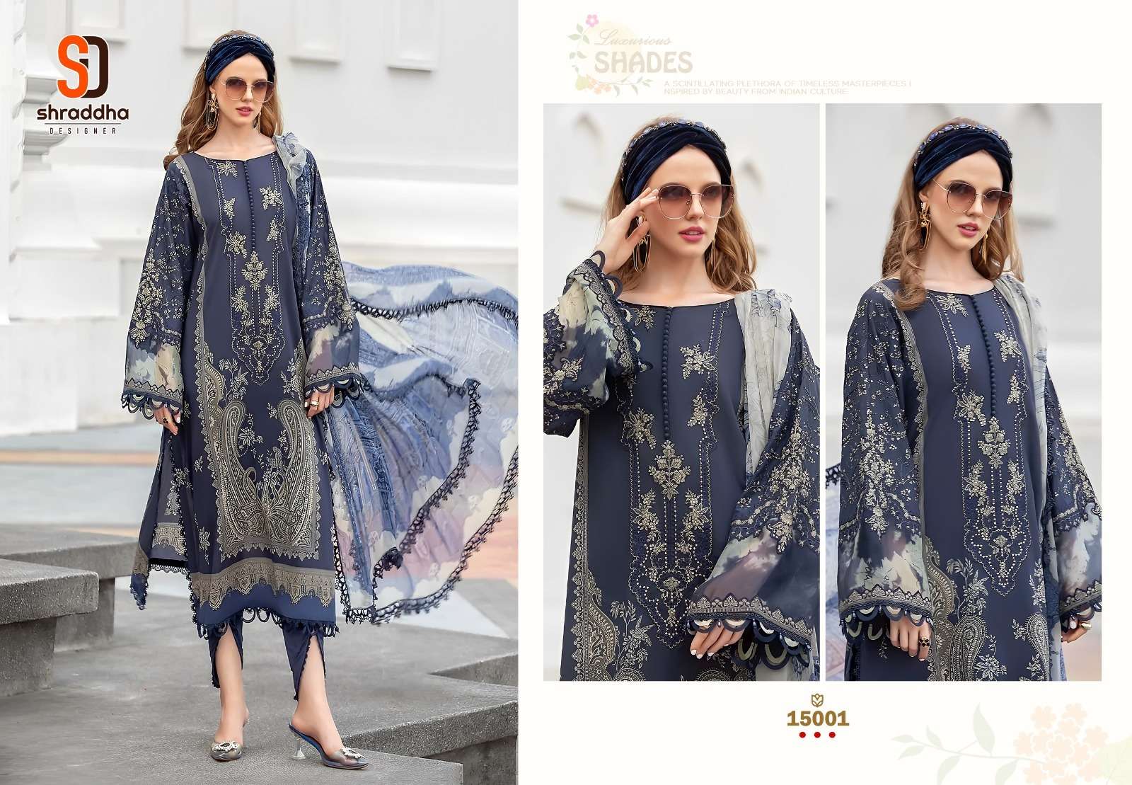 SHARADDHA DESIGNER M PRINT VOL 15 