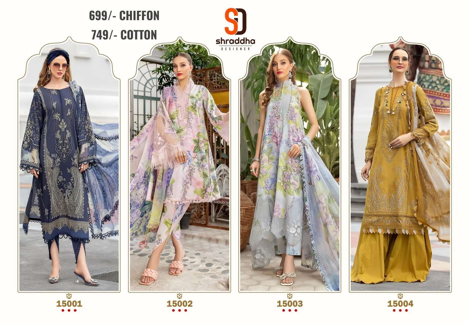 SHARADDHA DESIGNER M PRINT VOL 15 
