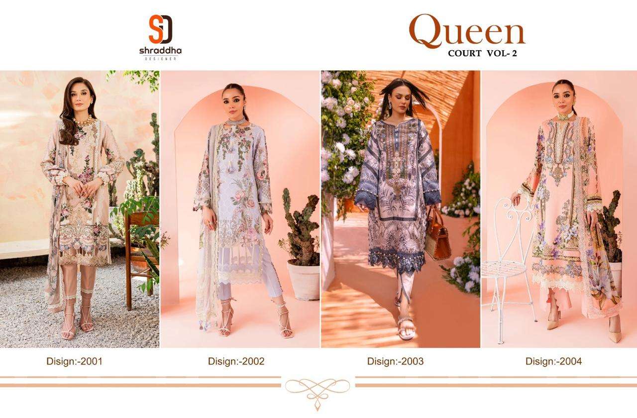 SHARADDHA DESIGNER QUEEN COURT VOL 2