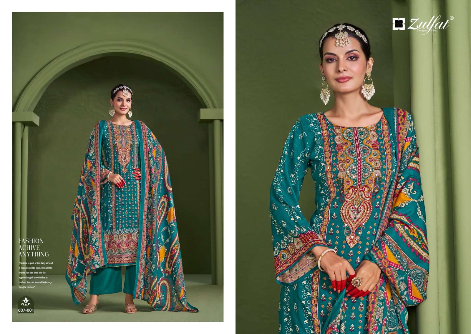 ZULFAT DESIGNER SUITS AAYAT VOL 7 