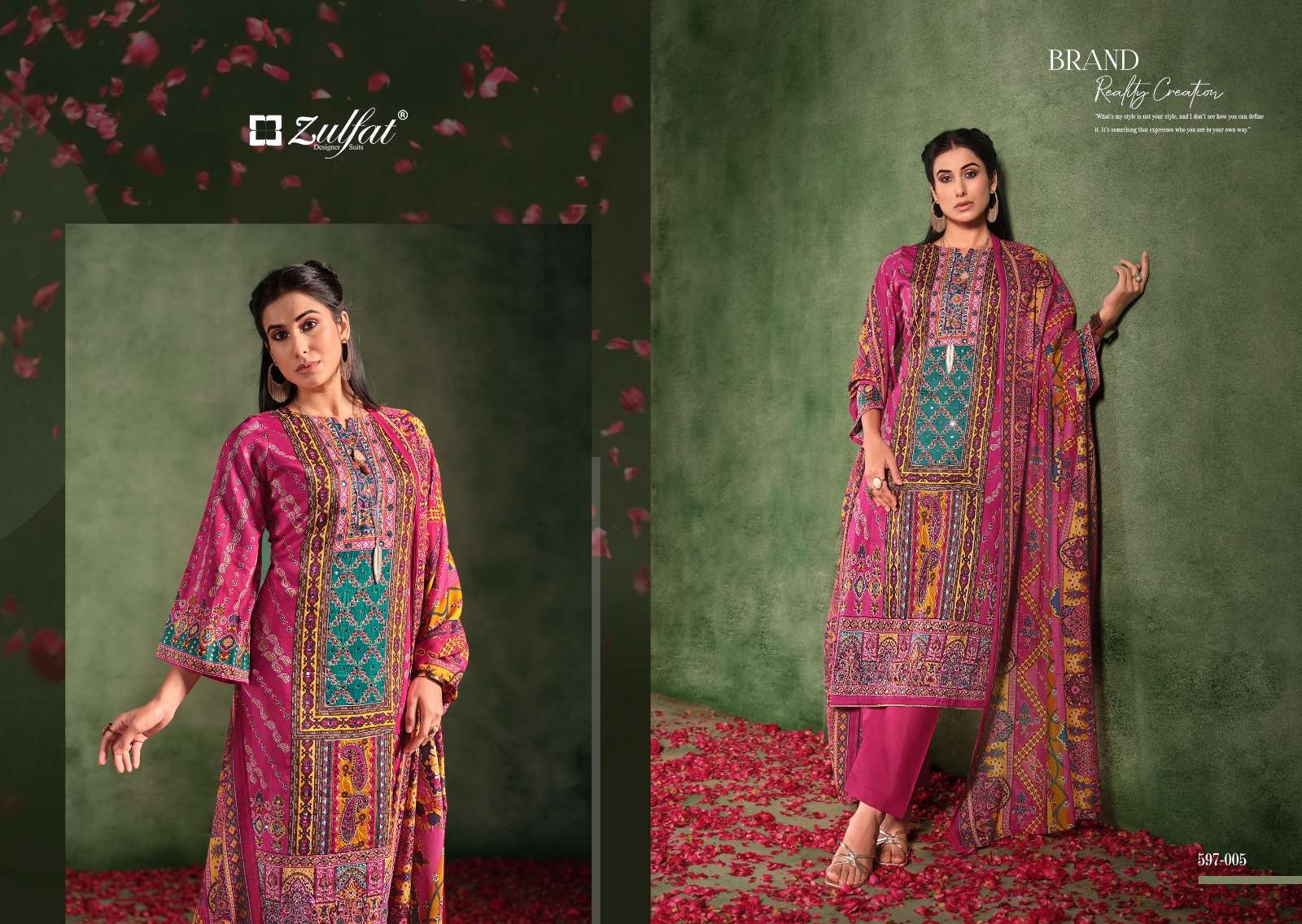 ZULFAT DESIGNER SUITS RAABTA VOL 2 
