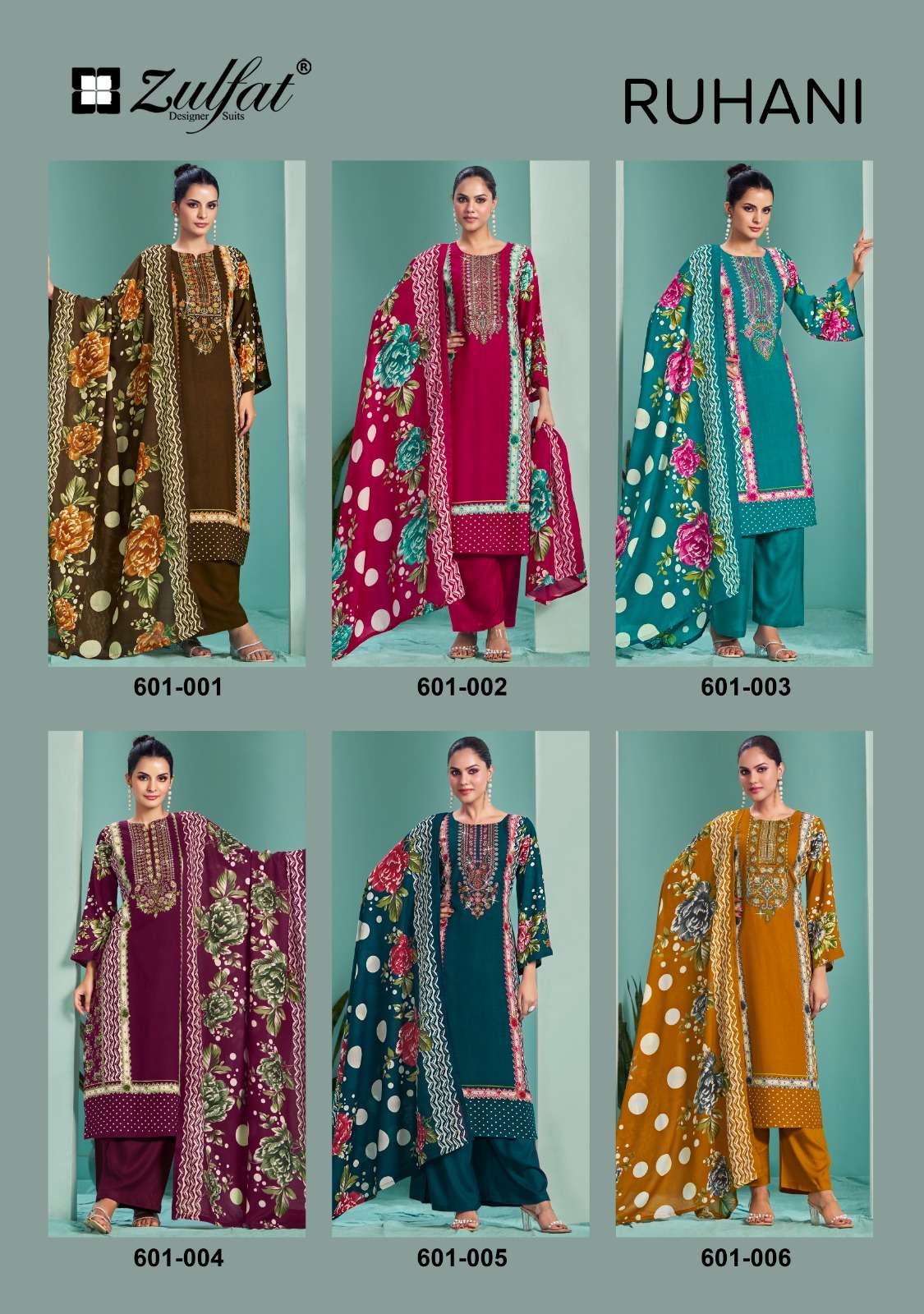 ZULFAT DESIGNER SUITS RUHANI 