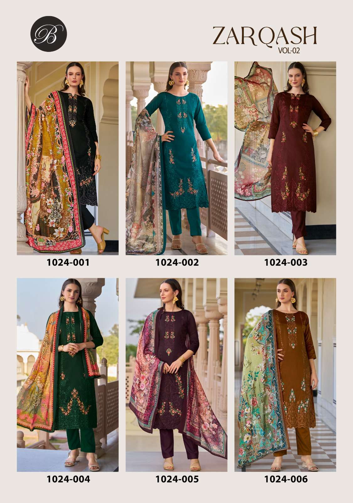 BELLIZA DESIGNER STUDIO ZARQASH VOL 2