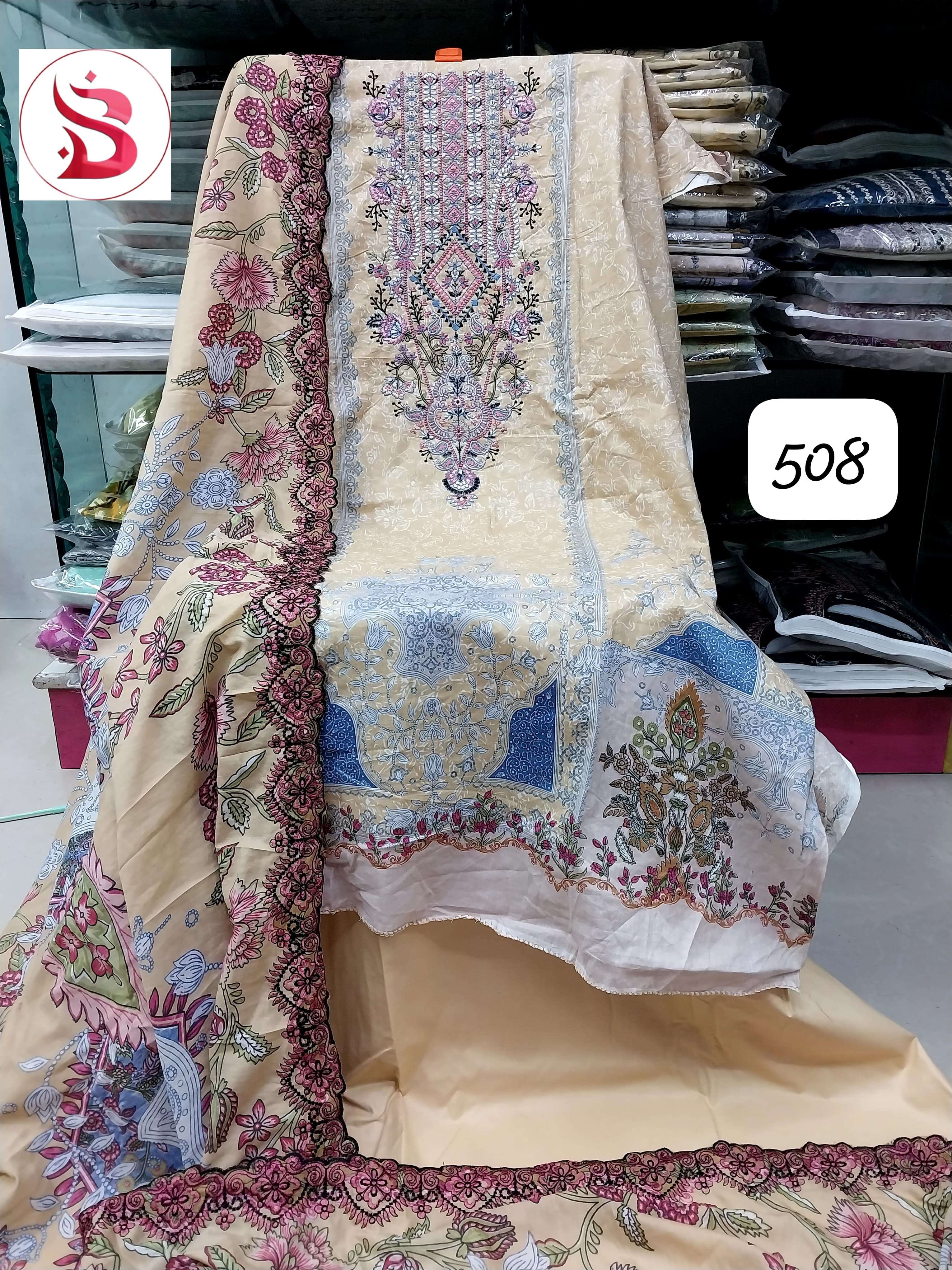 BIN SAEED EMBROIDERED DUPATTA COLLECTION 24