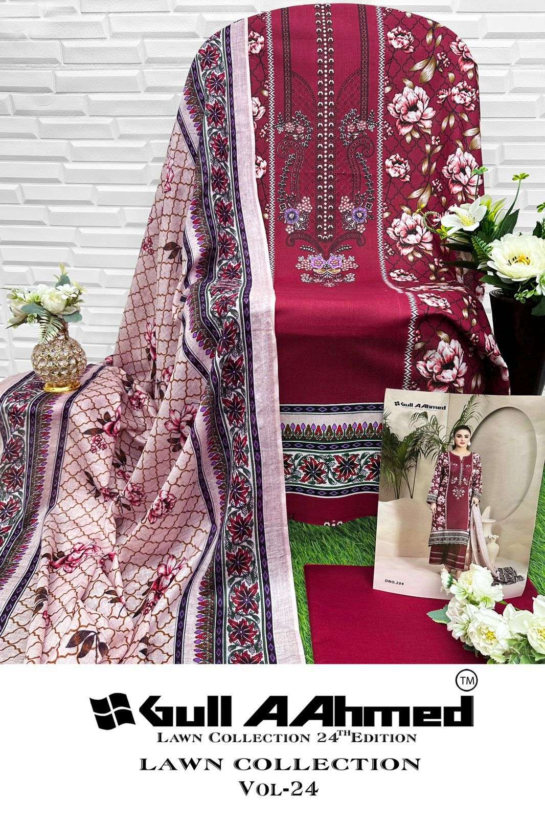 GULL AAHMED LAWN COLLECTION VOL 24 