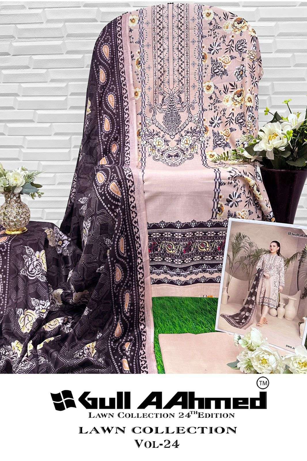 GULL AAHMED LAWN COLLECTION VOL 24 