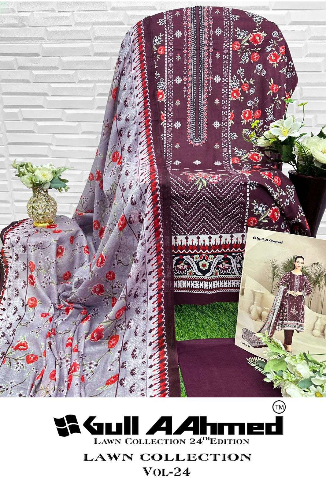 GULL AAHMED LAWN COLLECTION VOL 24 