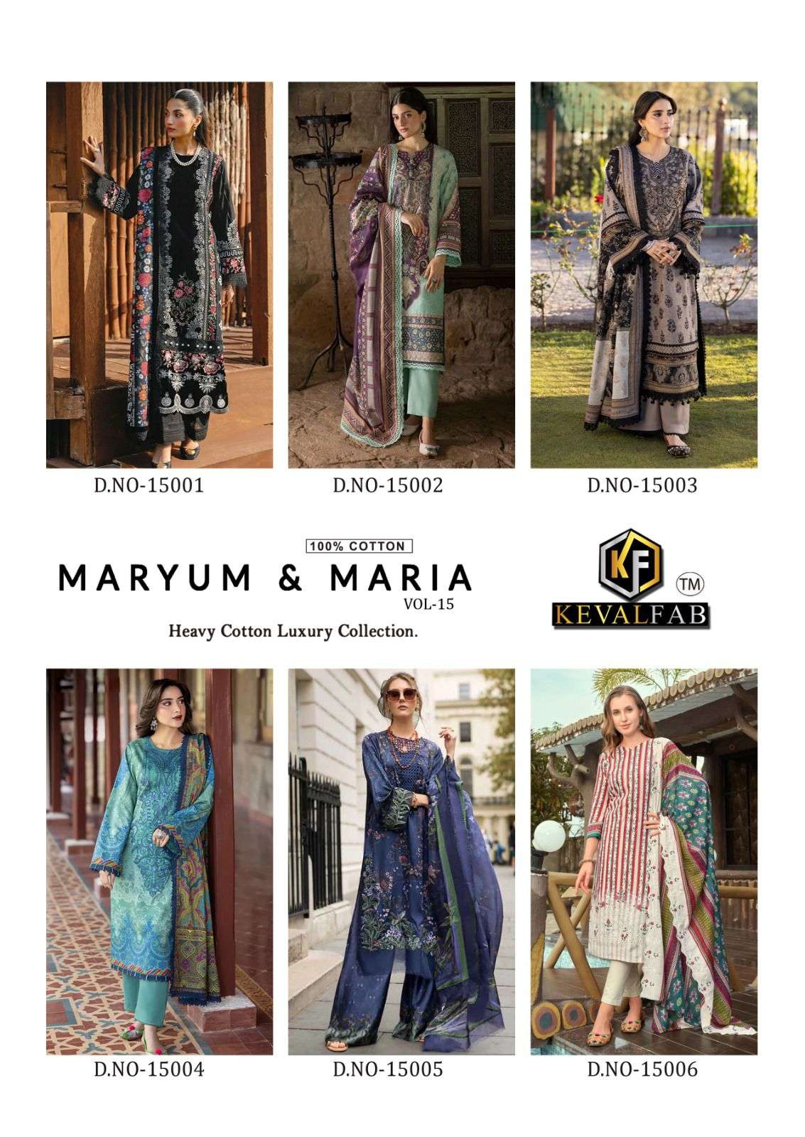 KEVAL FAB MARYUM & MARIA VOL 15