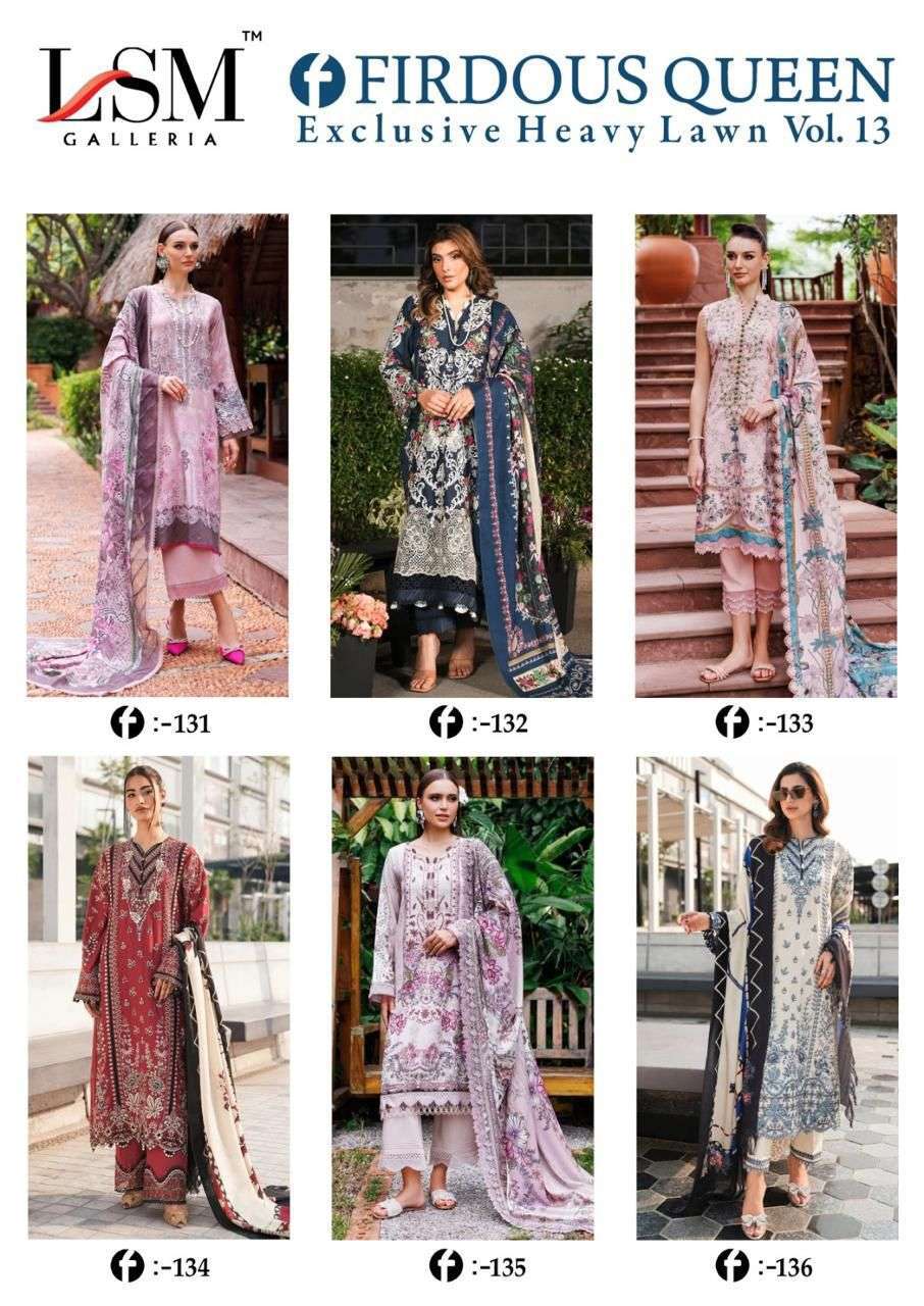 LSM GALLERIA FIRDOUS QUEEN LAWN VOL 13 