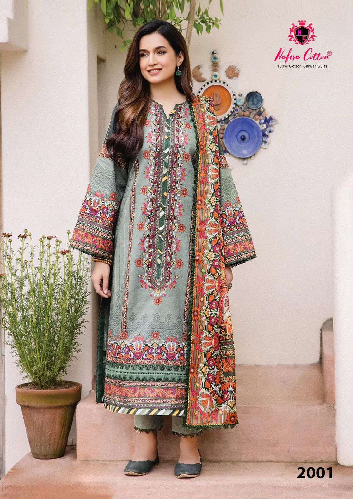 NAFISA COTTON SANIYA KARACHI SUITS VOL 2 