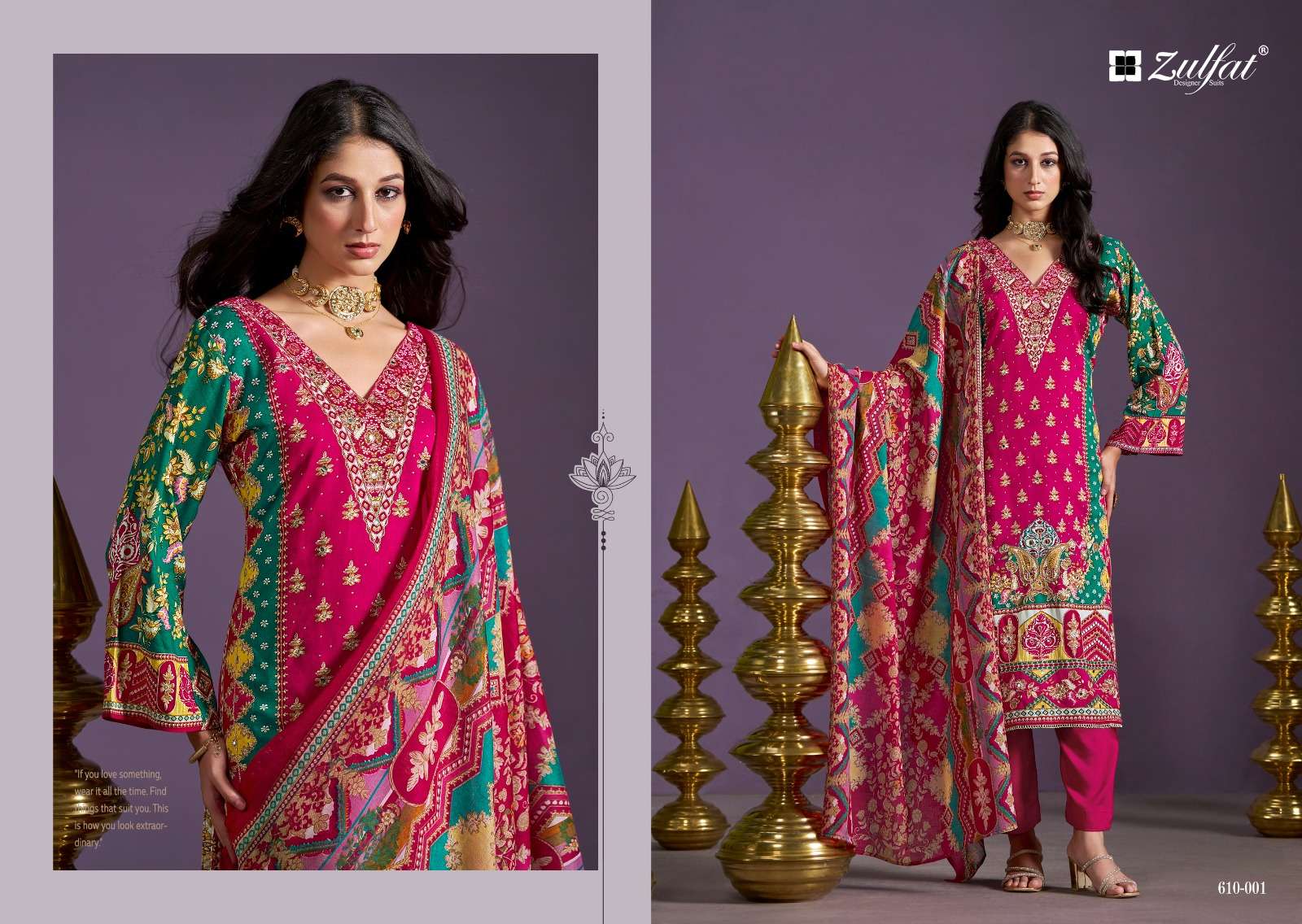 ZULFAT DESIGNER SUITS AAYAT VOL 10