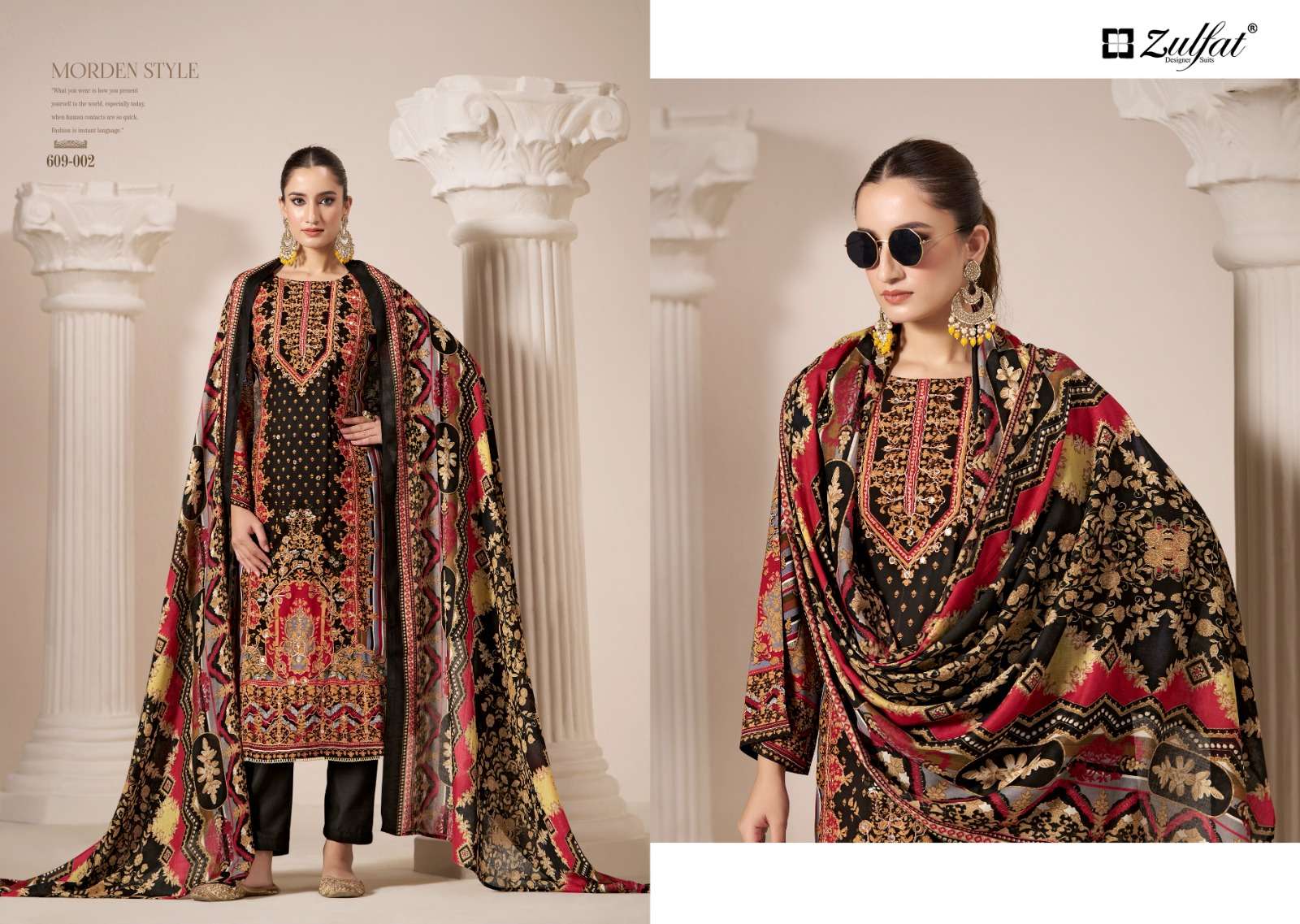 ZULFAT DESIGNER SUITS AAYAT VOL 9
