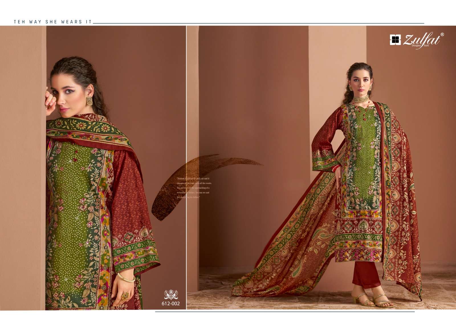 ZULFAT DESIGNER SUITS RAABTA VOL 3 