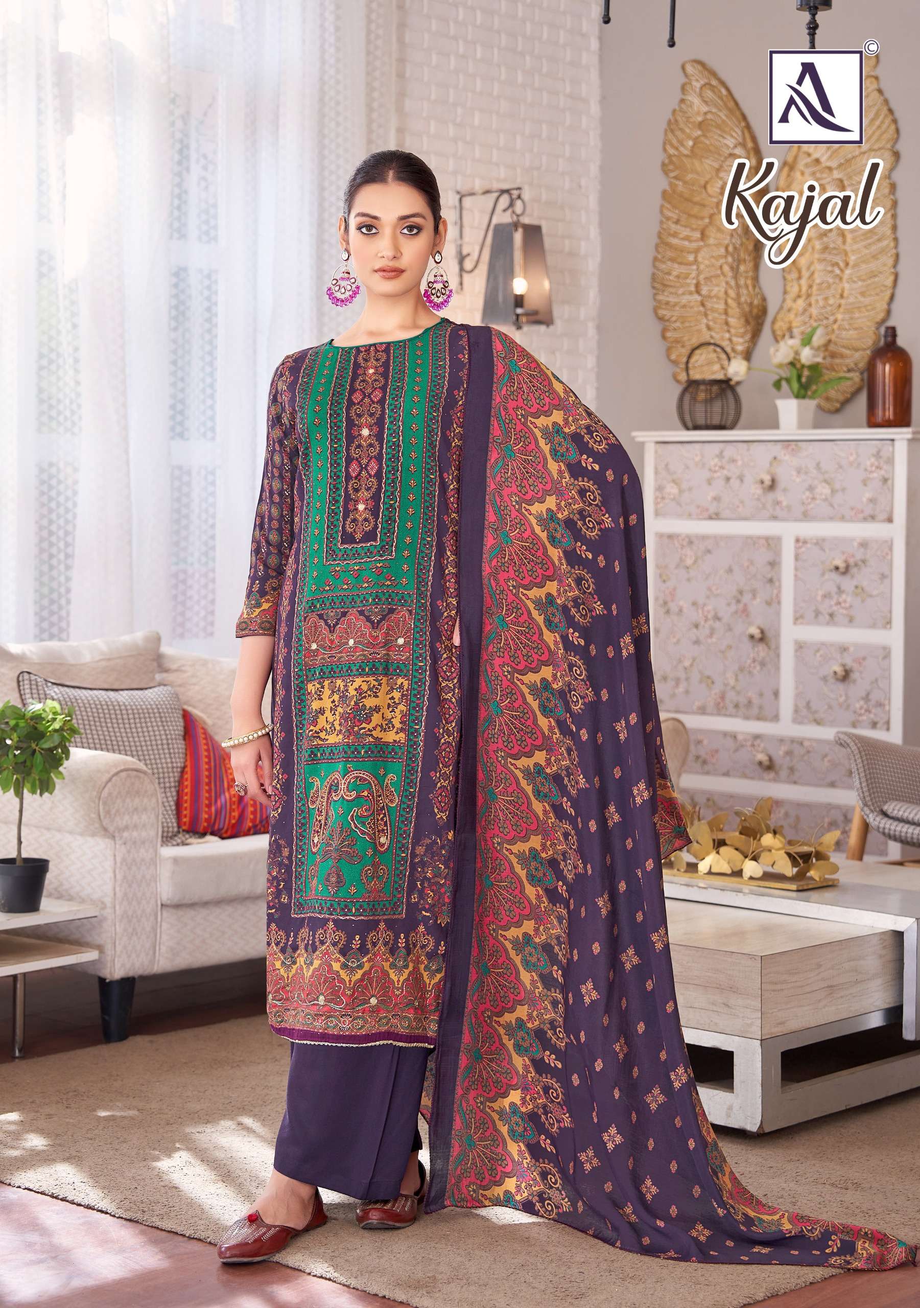 ALOK SUITS KAJAL 