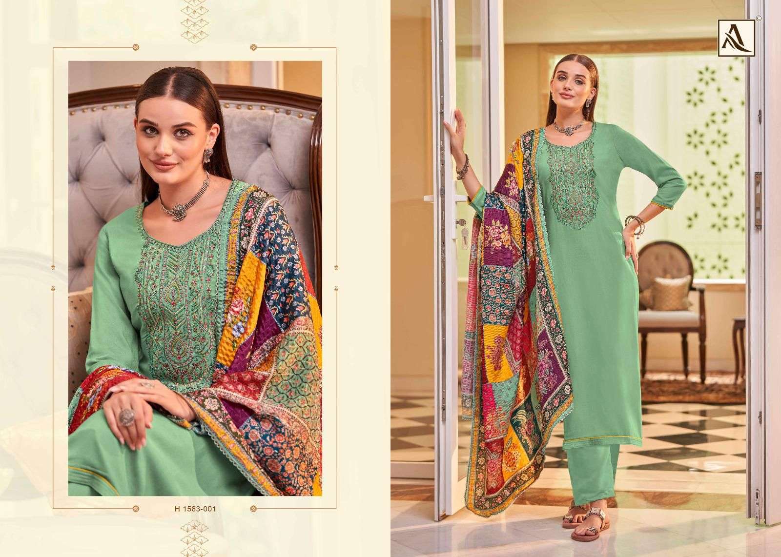 ALOK SUITS  SAUNDARYA VOL 2