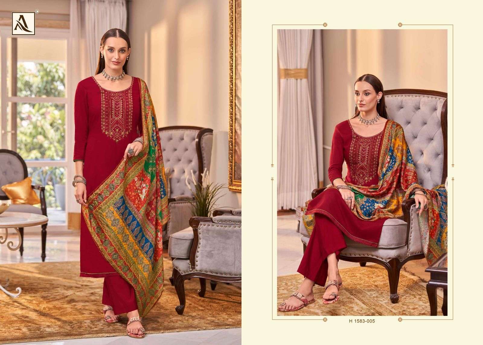 ALOK SUITS  SAUNDARYA VOL 2