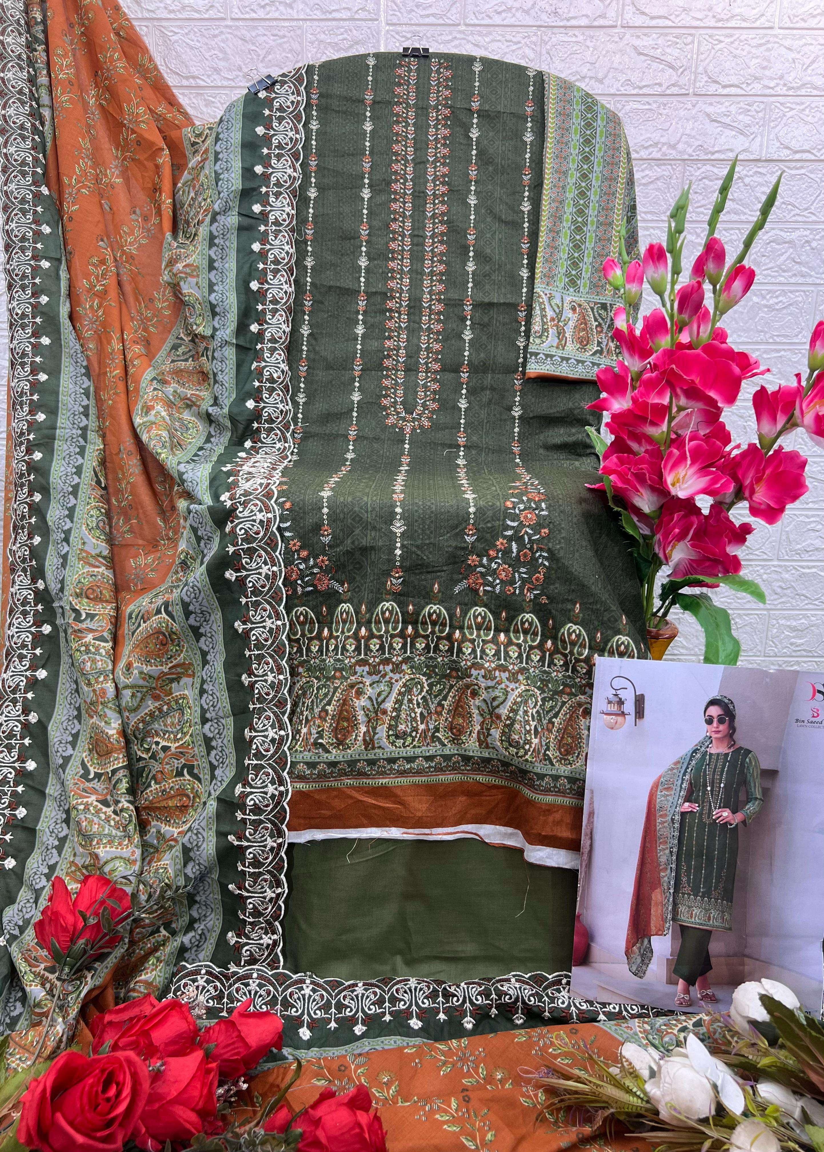 DEEPSY SUITS BIN SAEED LAWN COLLECTION VOL 13 