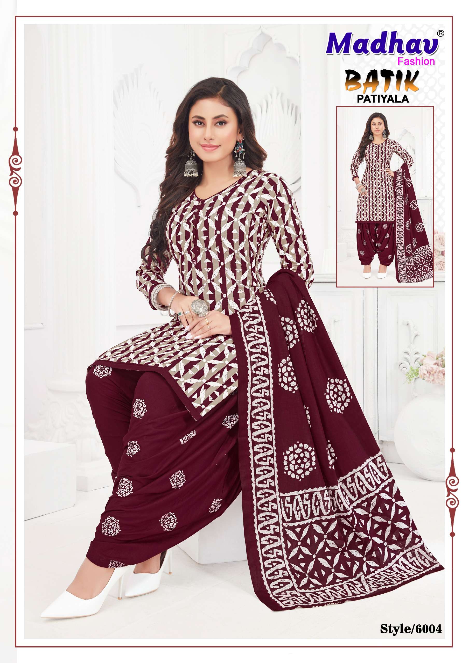 MADHAV FASHION BATIK PATIYALA VOL 6 
