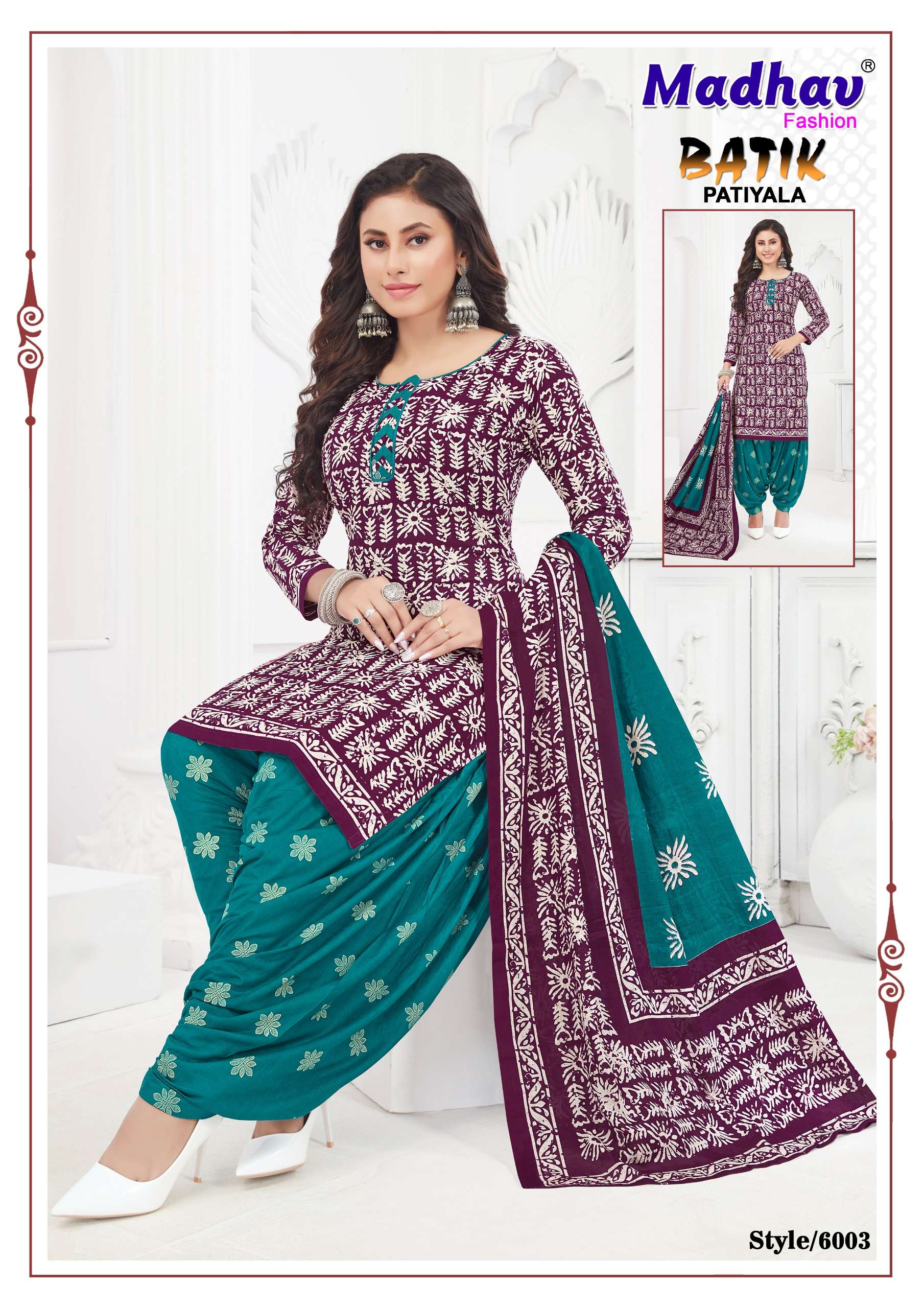 MADHAV FASHION BATIK PATIYALA VOL 6 