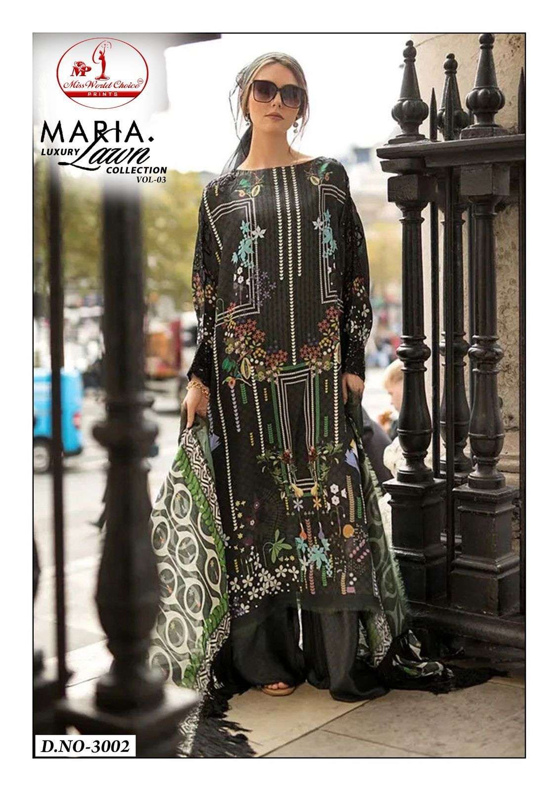 MISSWORLD CHOICE MARIA LUXURY LAWN COLLECTION VOL 3 