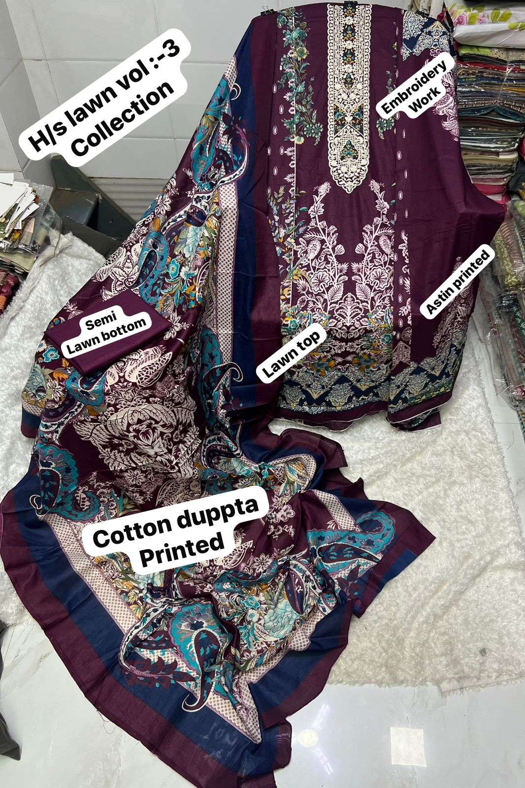 SAPPHIRE H/S LAWN COLLECTION VOL 3