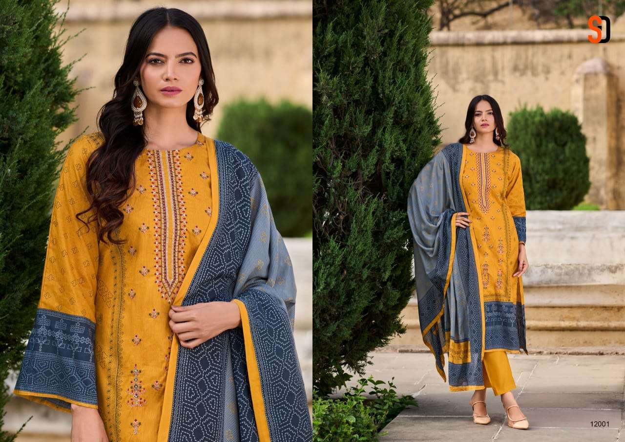 SHARADDHA DESIGNER BIN SAEED LAWN COLLECTION VOL 12 
