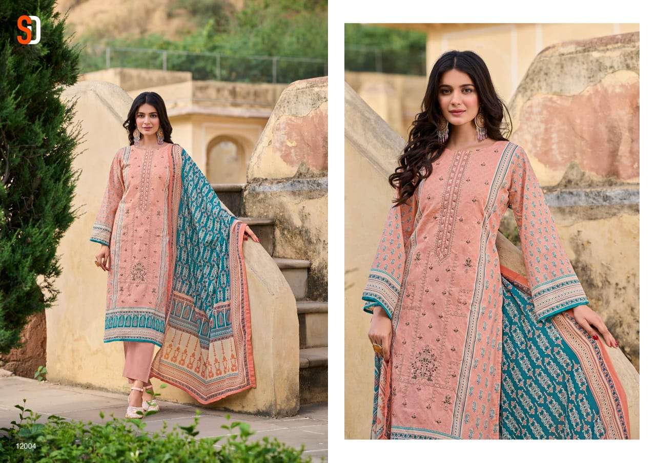 SHARADDHA DESIGNER BIN SAEED LAWN COLLECTION VOL 12 
