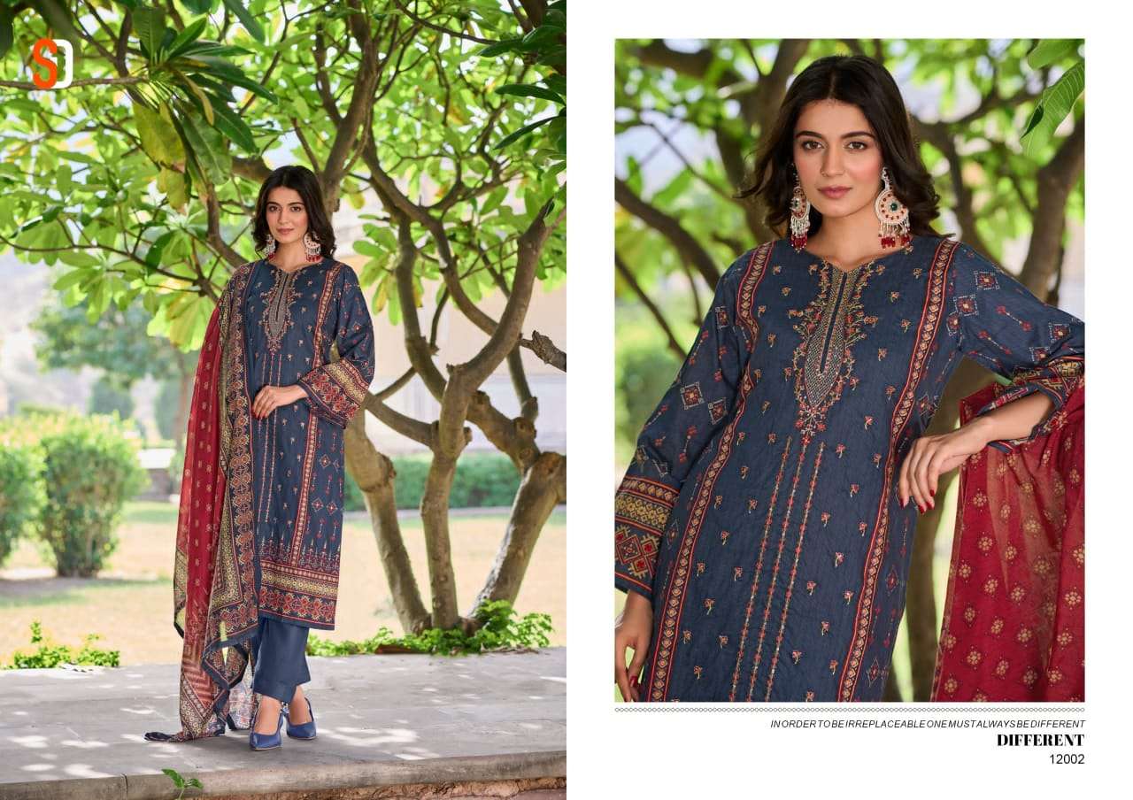 SHARADDHA DESIGNER BIN SAEED LAWN COLLECTION VOL 12 