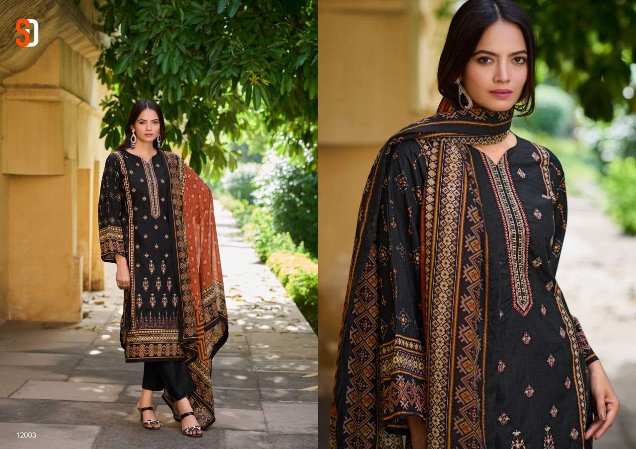 SHARADDHA DESIGNER BIN SAEED LAWN COLLECTION VOL 12 