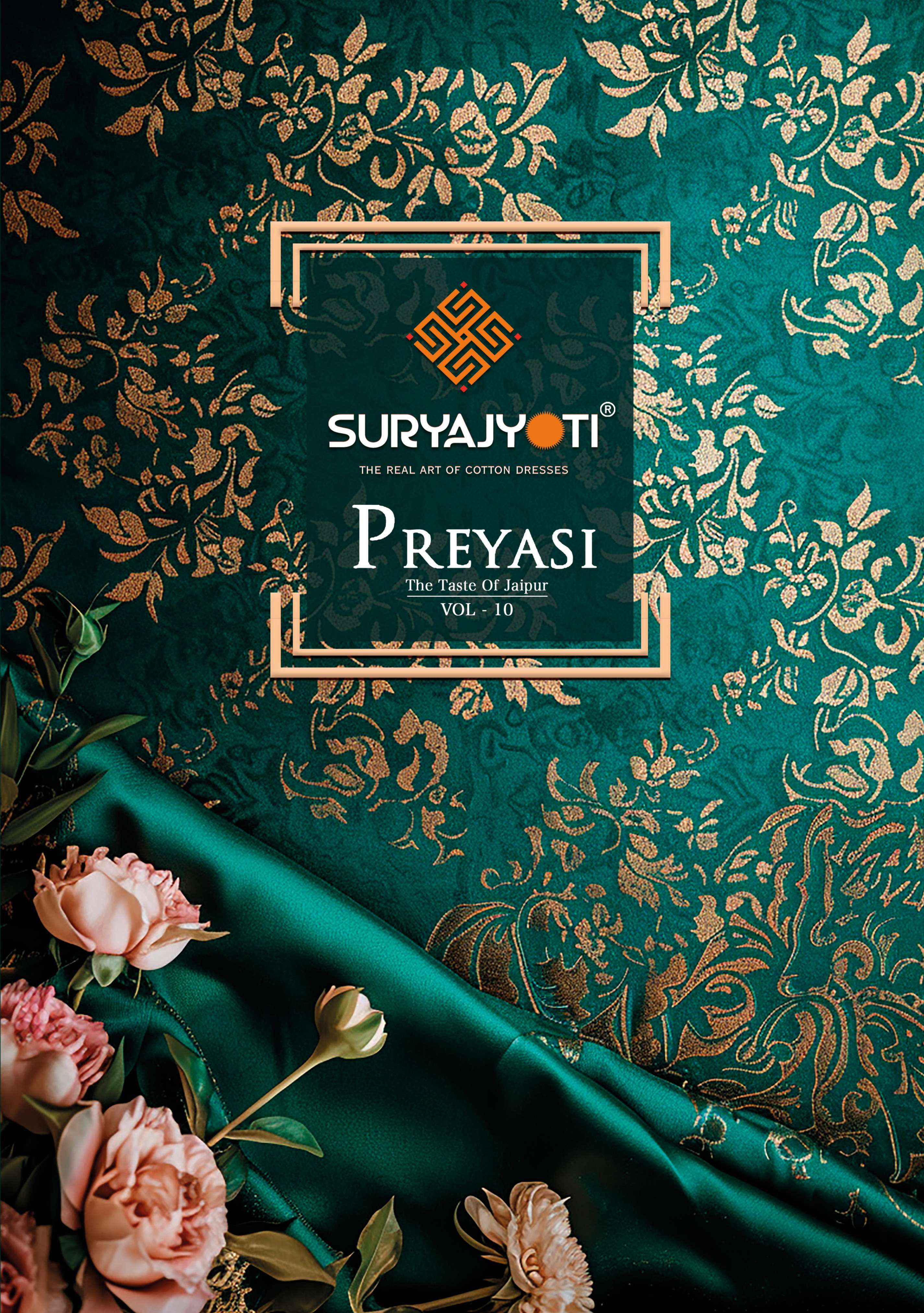 SURYAJYOTI PREYASI VOL 10 STITCHED COLLECTION