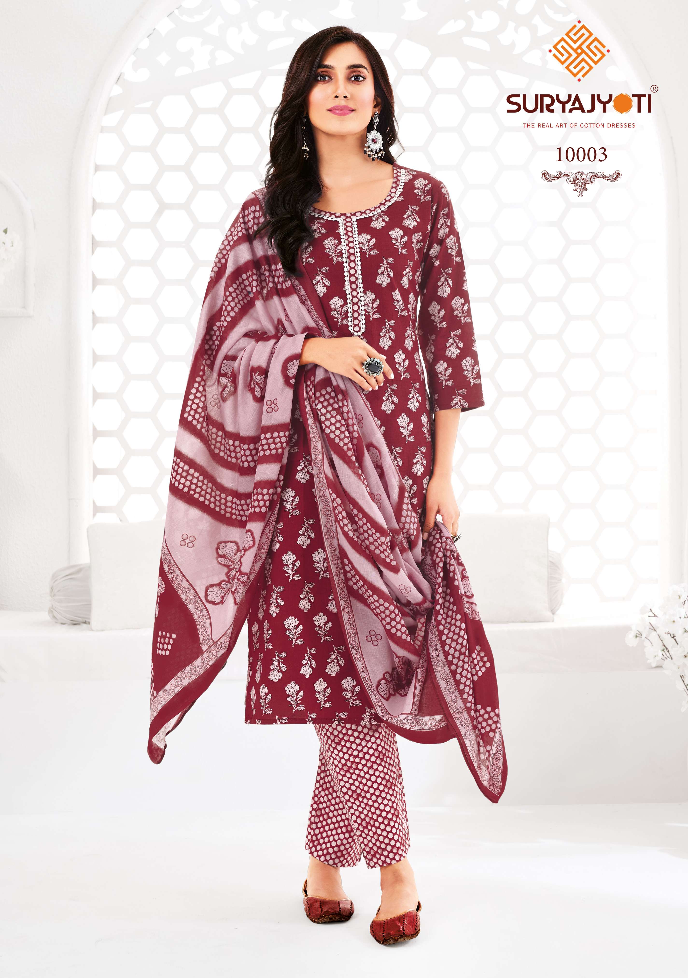 SURYAJYOTI PREYASI VOL 10 STITCHED COLLECTION