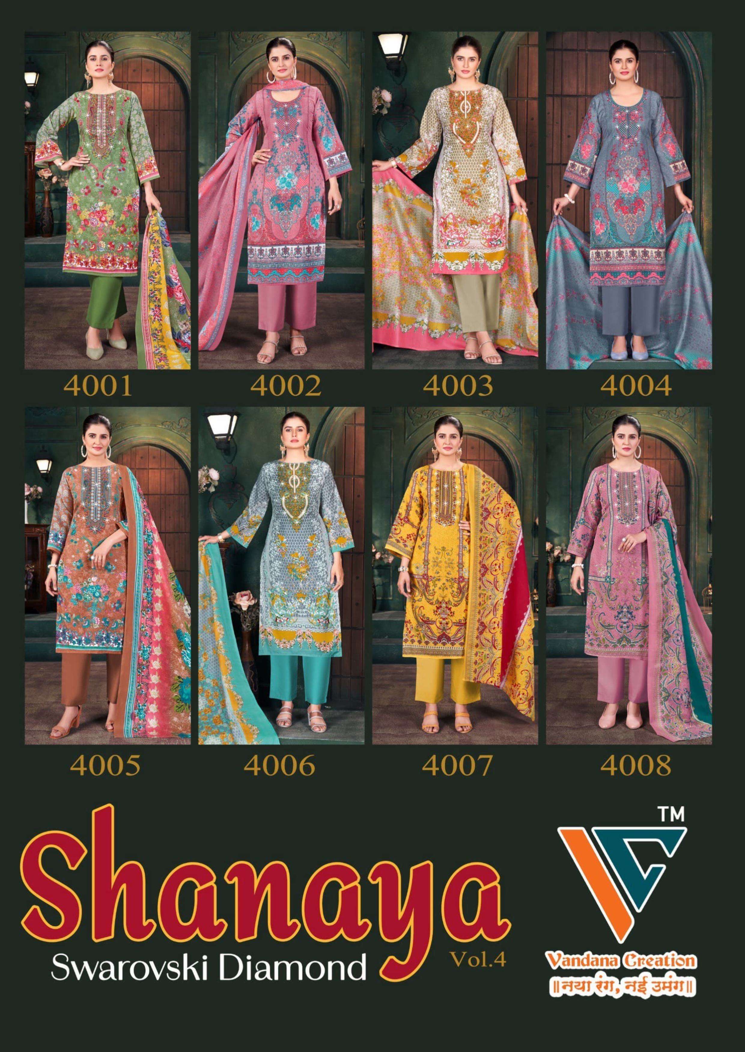 VANDANA‎ CREATION SHANAYA VOL 4 