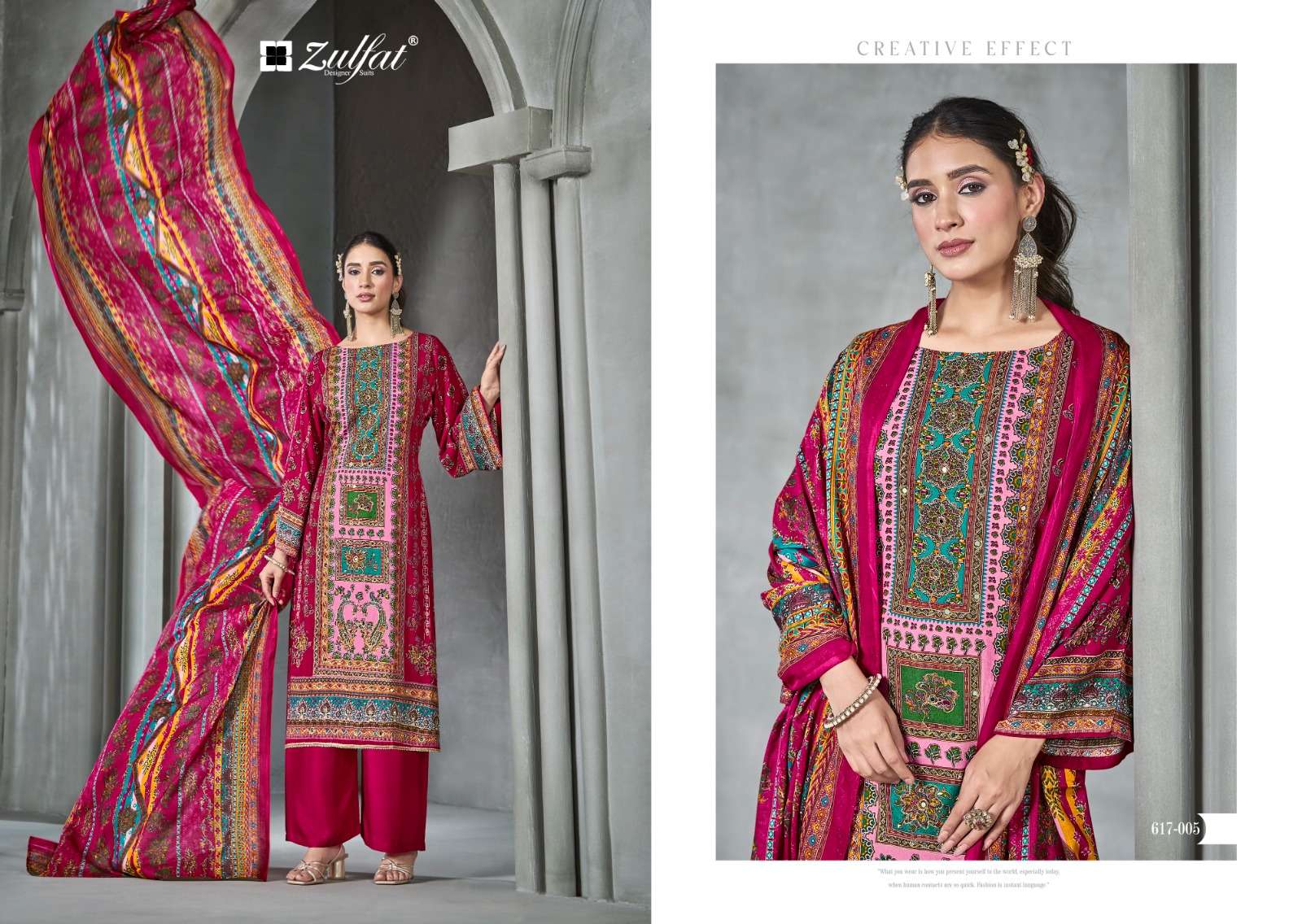 ZULFAT DESIGNER SUITS AAYAT VOL 13