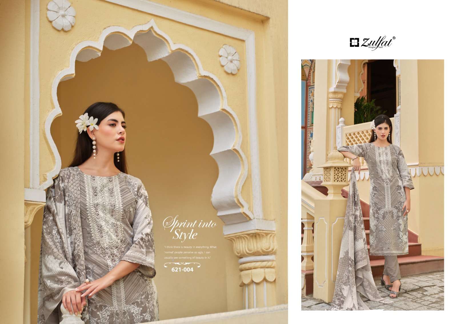 ZULFAT DESIGNER SUITS NOOR 