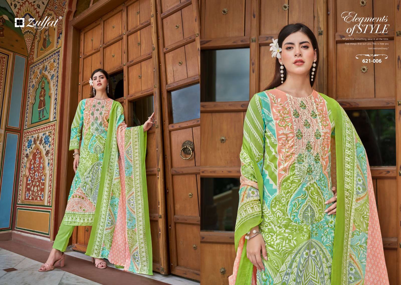 ZULFAT DESIGNER SUITS NOOR 
