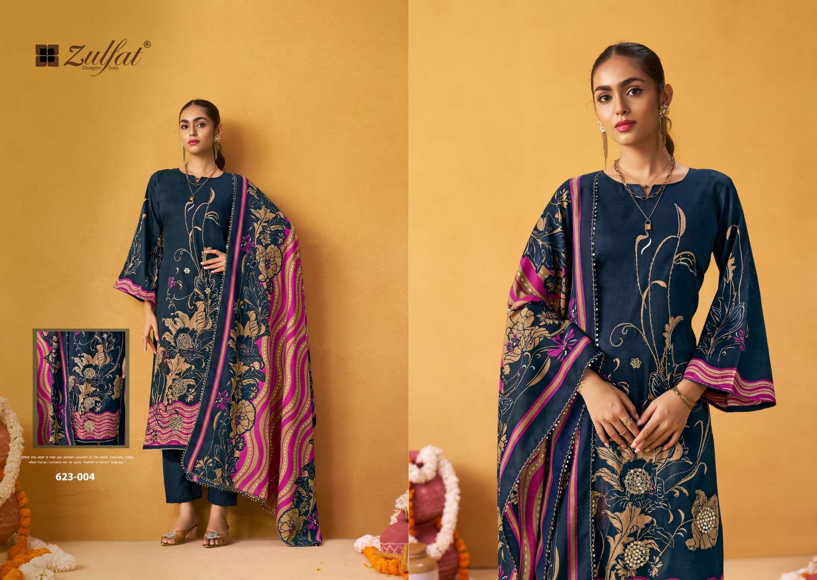 ZULFAT DESIGNER SUITS RAABTA VOL 4
