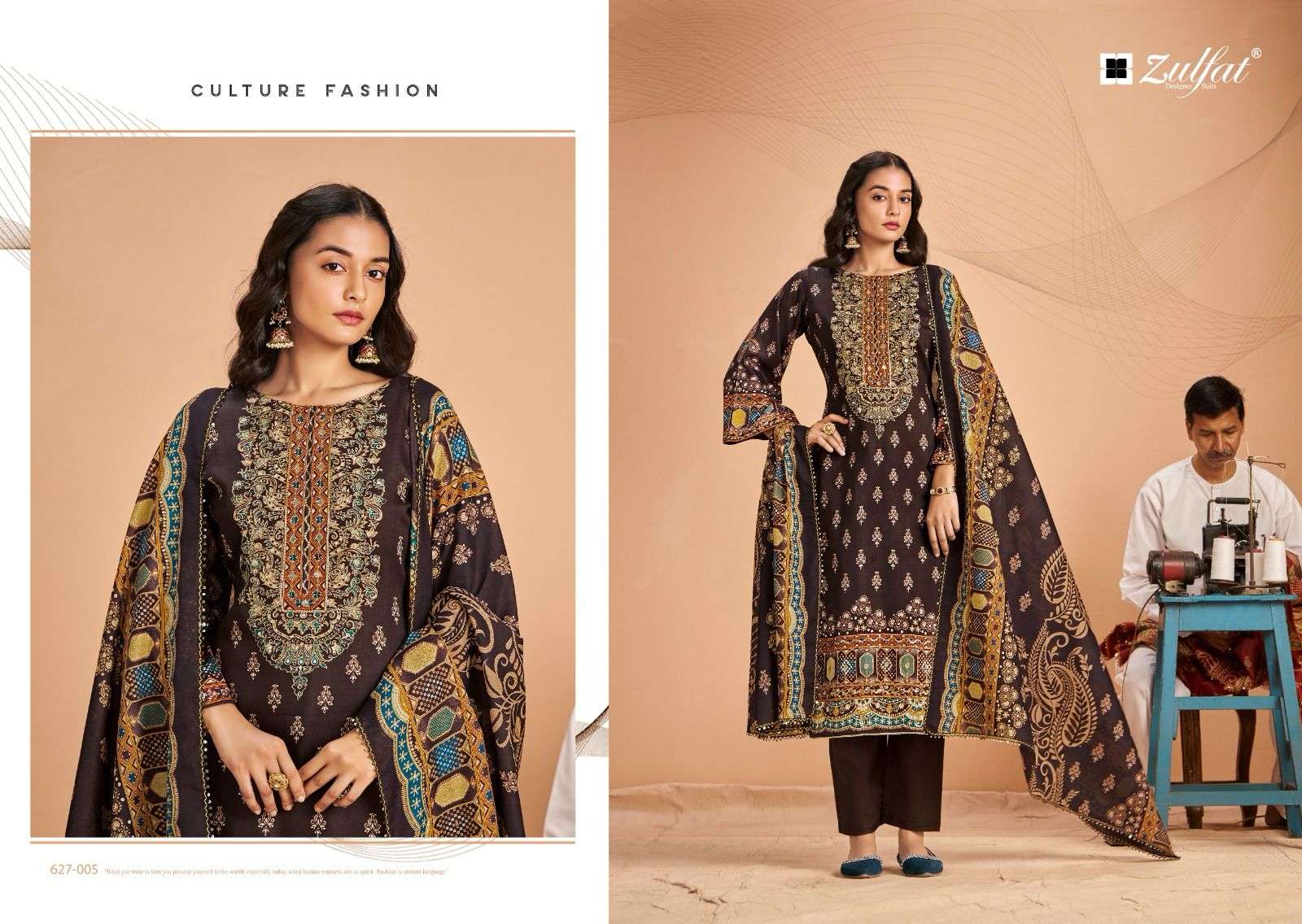 ZULFAT DESIGNER SUITS SAJNI VOL 5