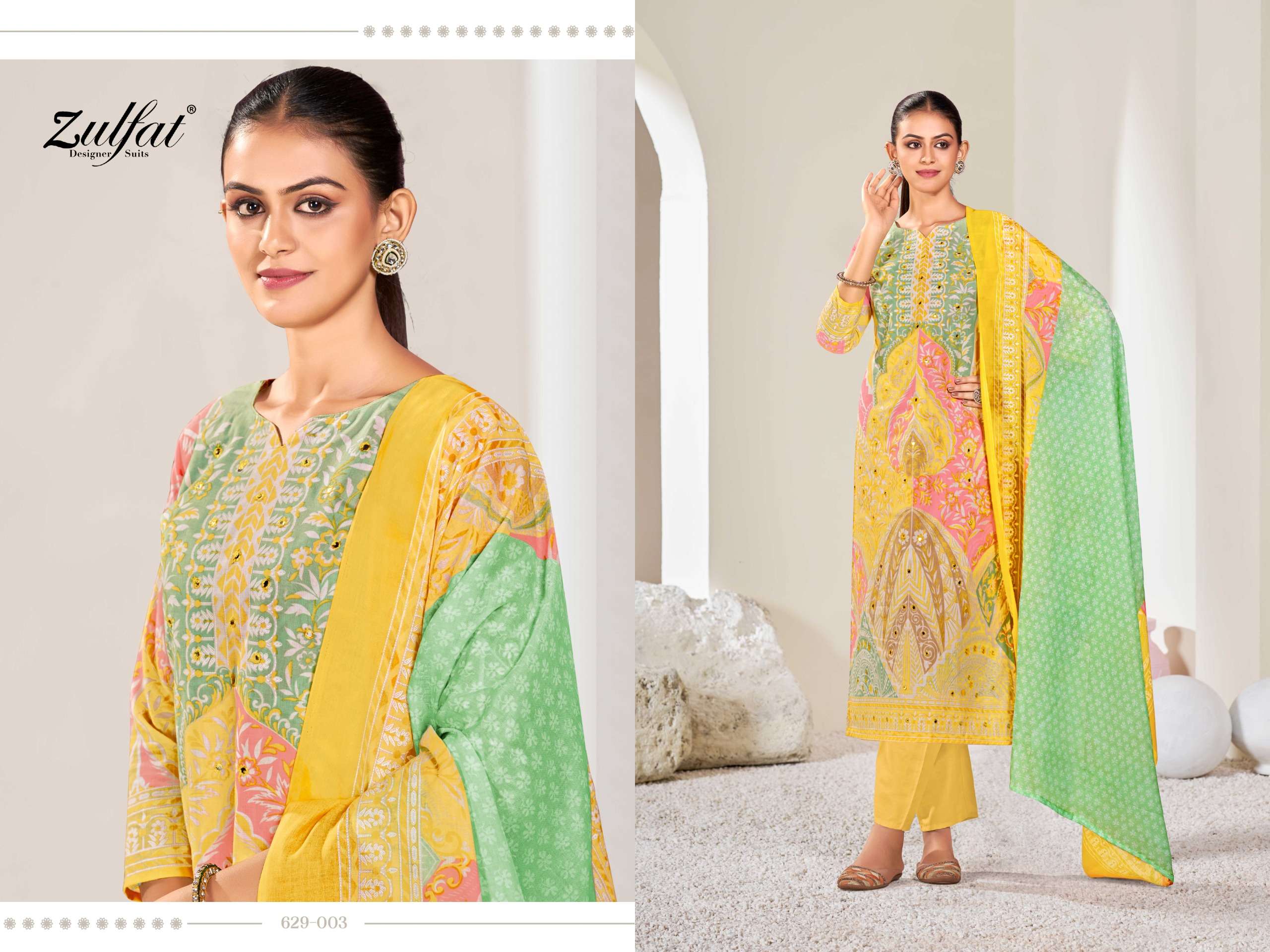 ZULFAT DESIGNER SUITS SUMMER SHINE
