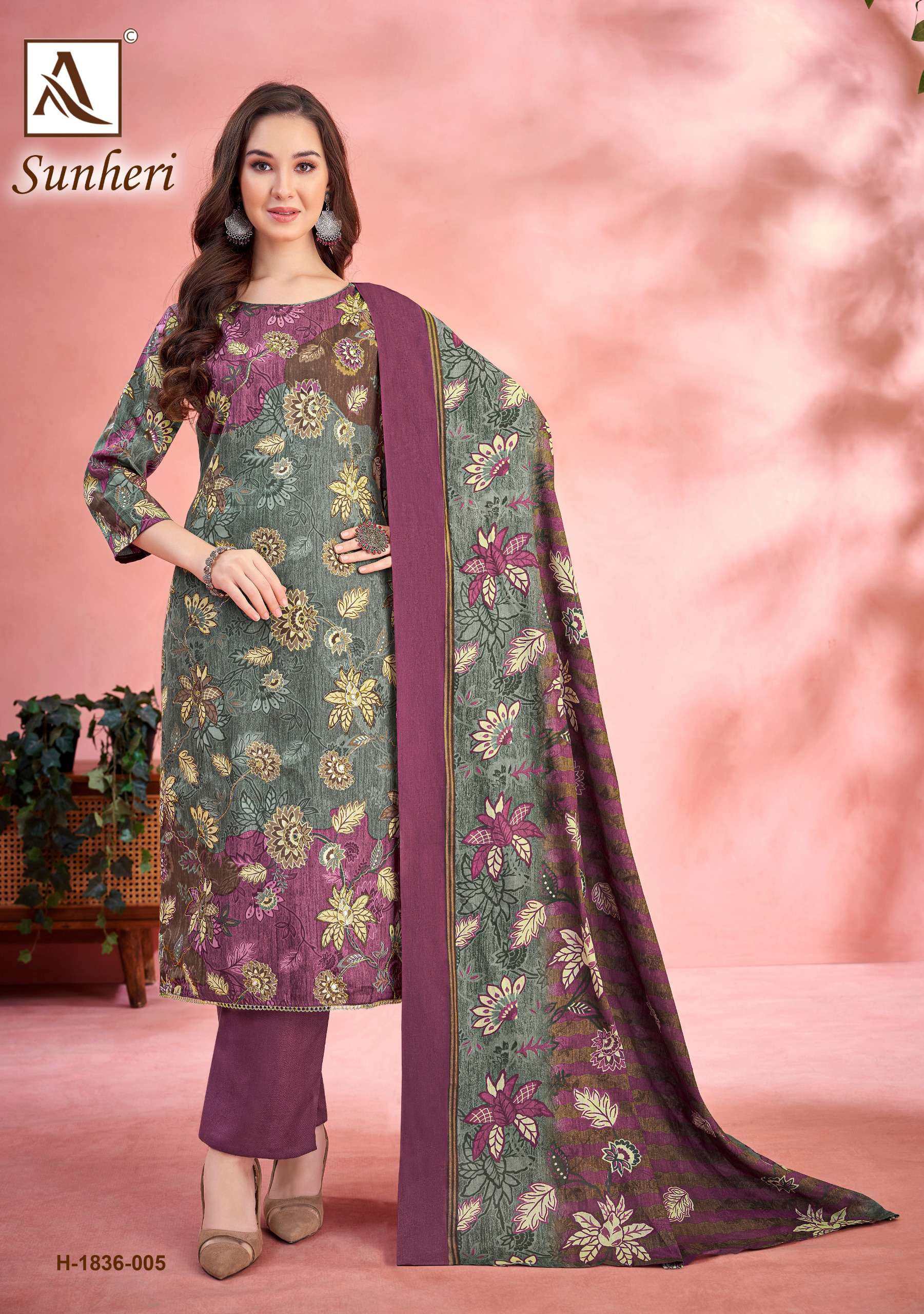ALOK SUITS SUNHERI 