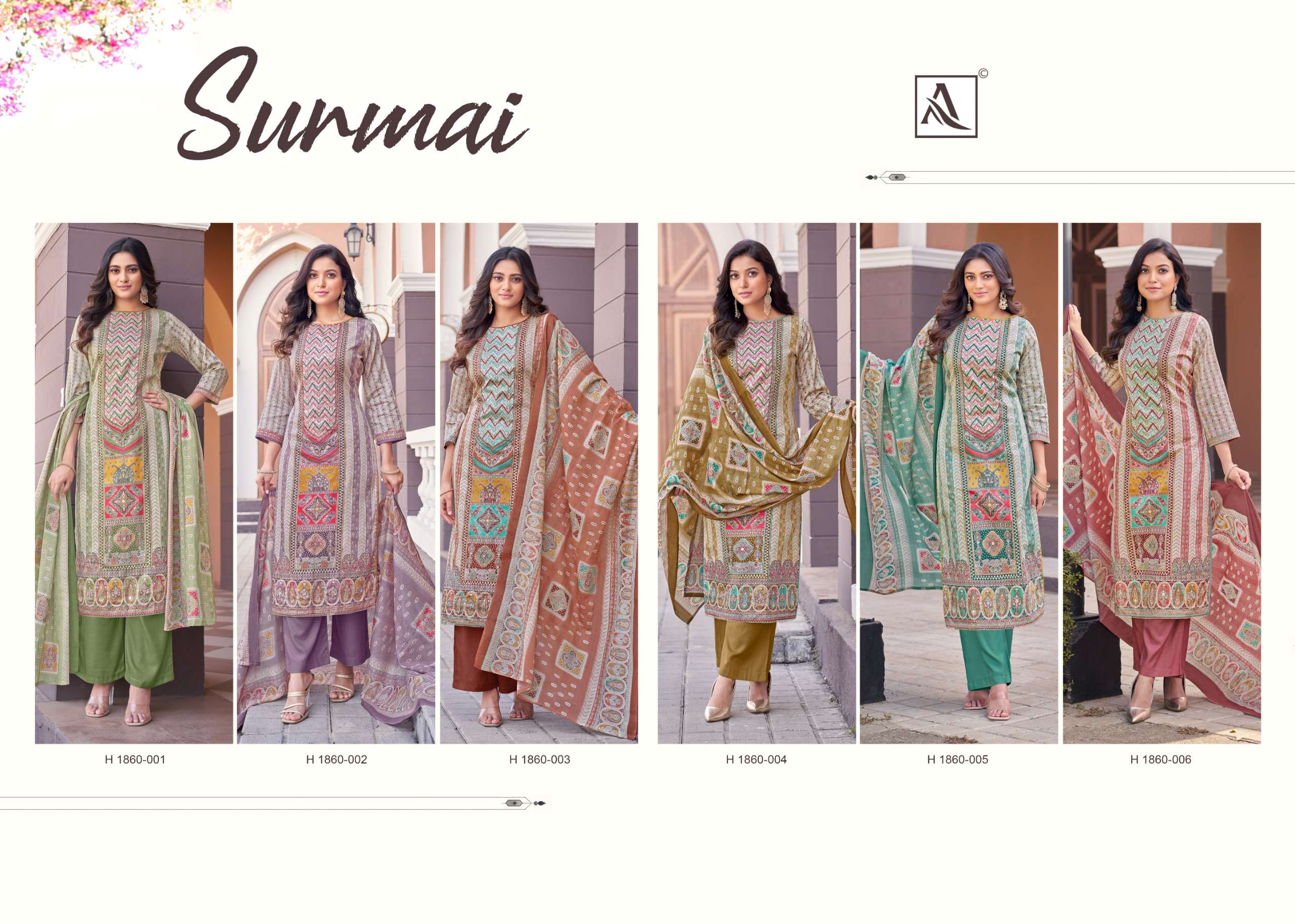 ALOK SUITS SURMAI 