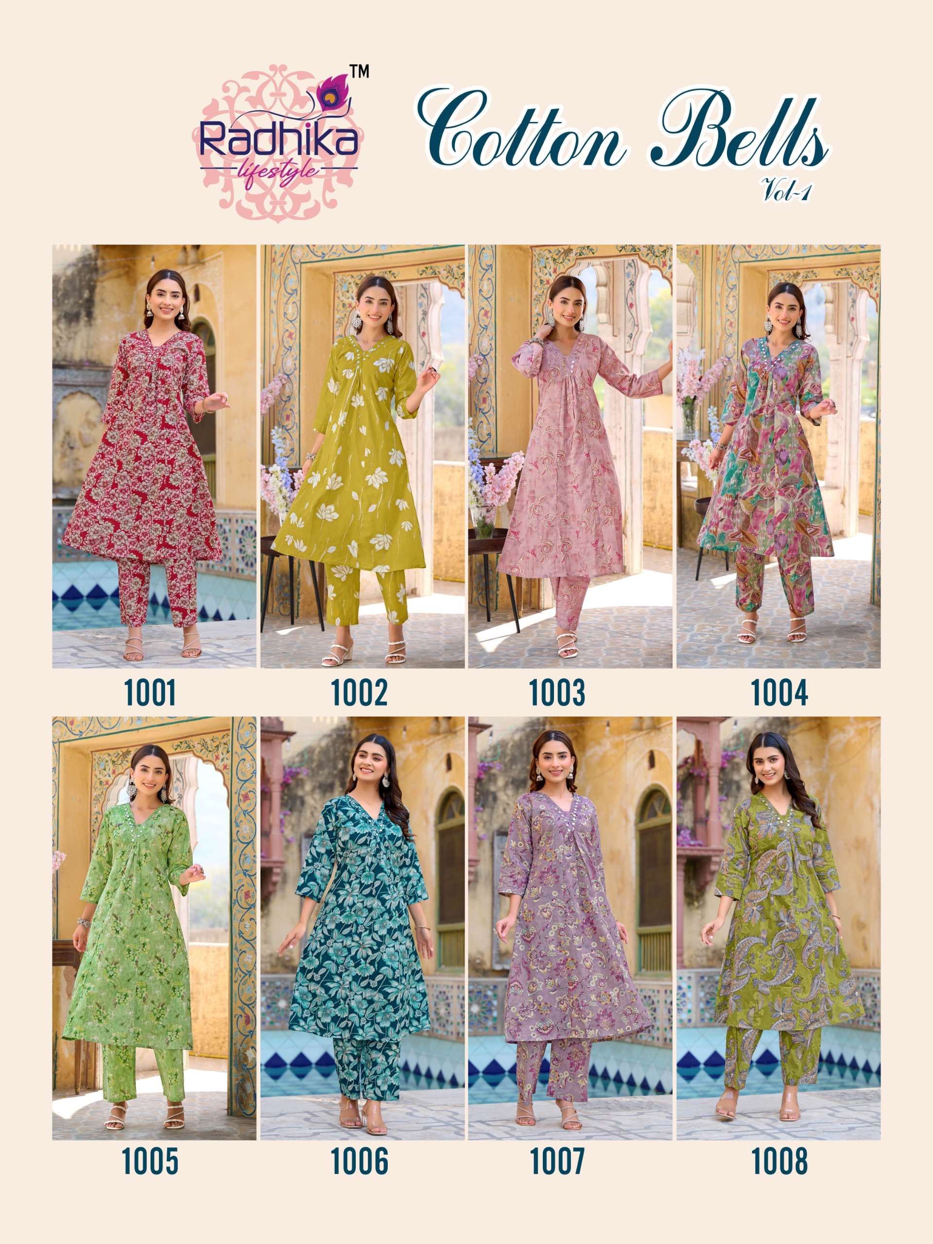 RADHIKA LIFESTYLE  COTTON BELLS VOL 1 