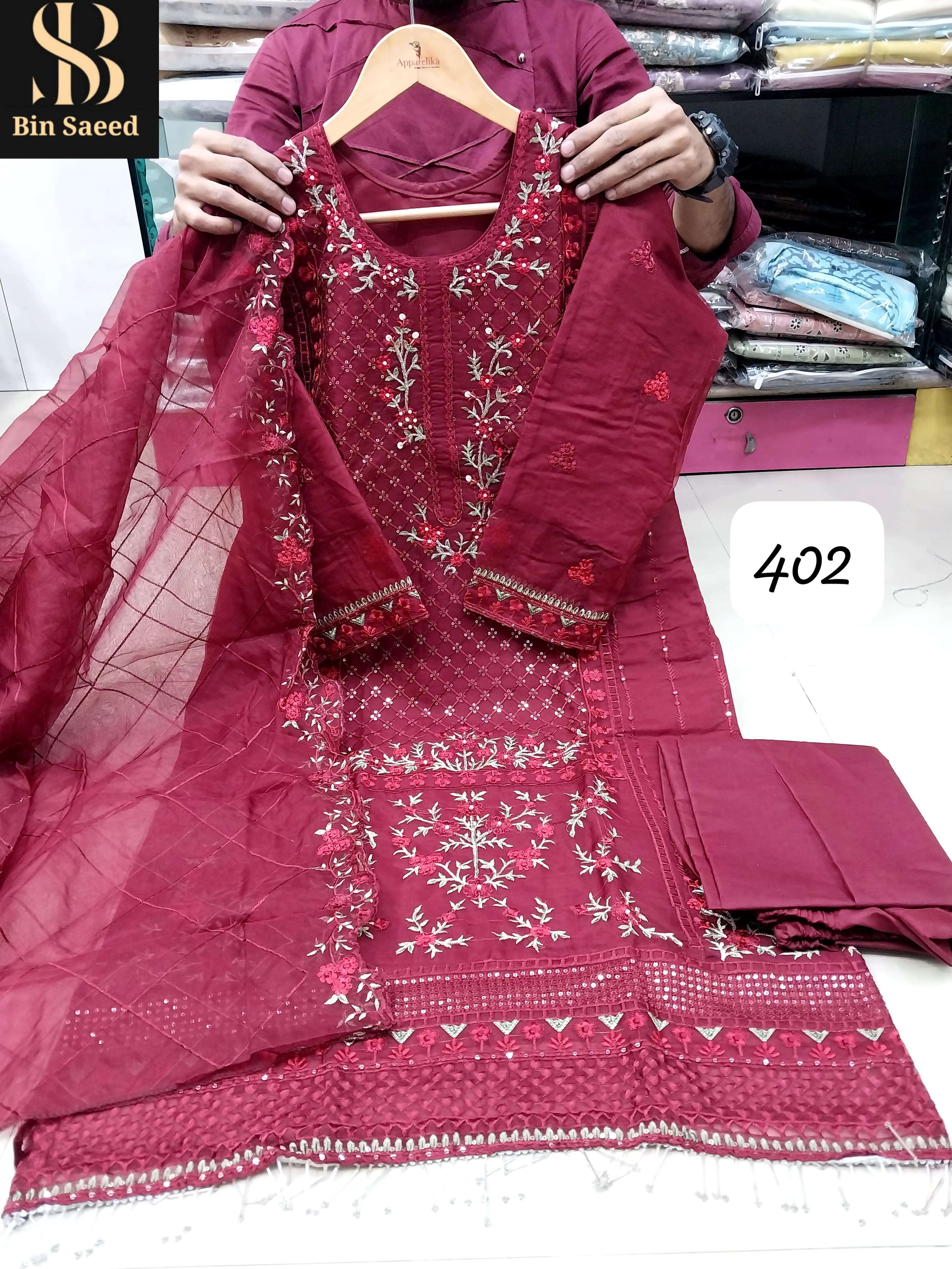 SAPPHIRE BIN SAEED READY MADE COLLECTION D NO 402 