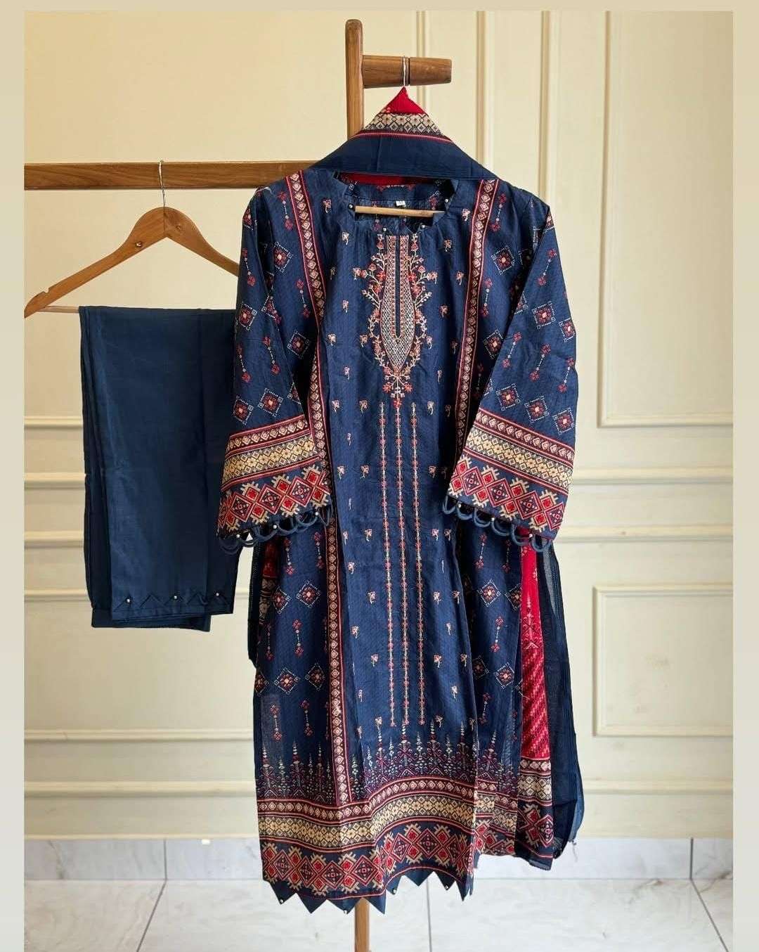 SHARADDHA DESIGNER BIN SAEED LAWN VOL 12 READY MADE COLLECTION