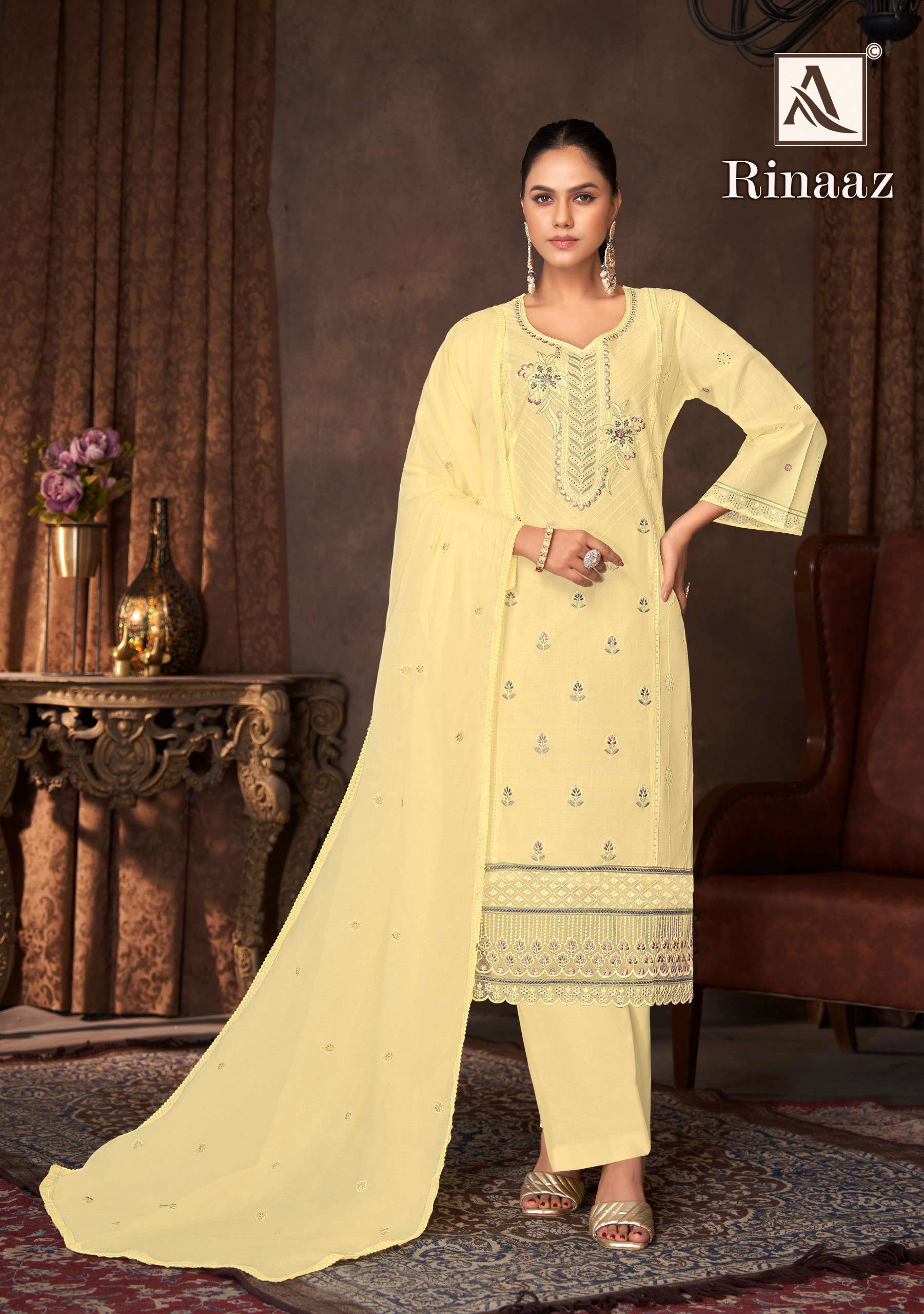ALOK SUITS RINAAZ
